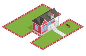 Front-back yard layout